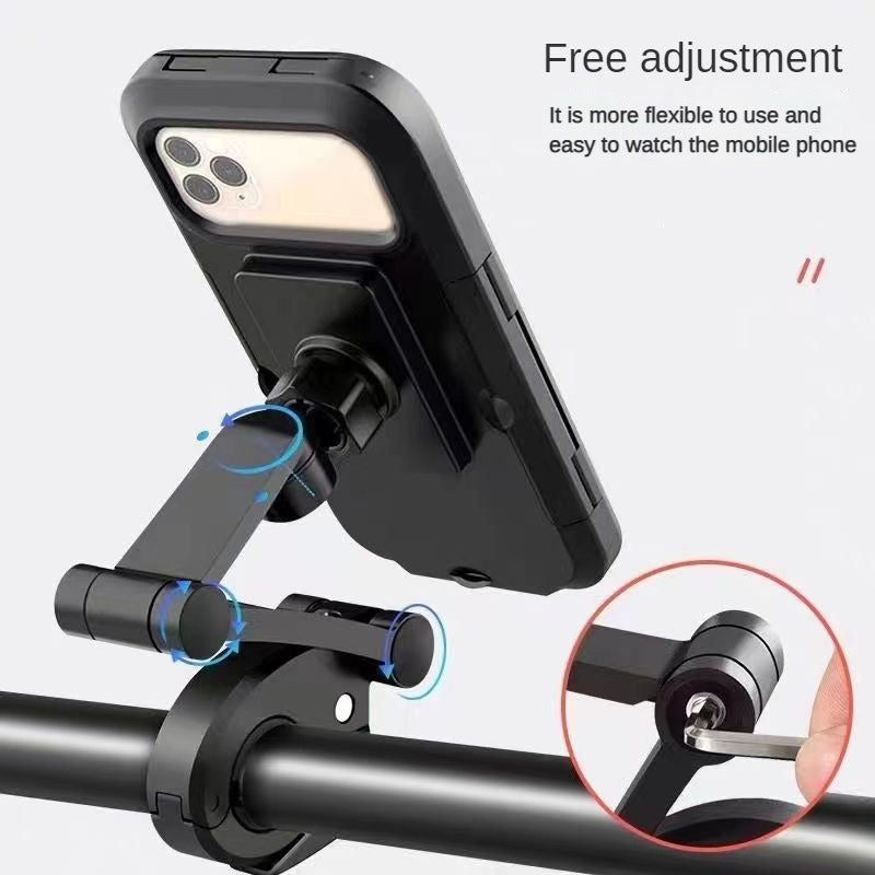 Waterproof Magnetic Bicycle Mobile Phone Holder – 360° Rotation