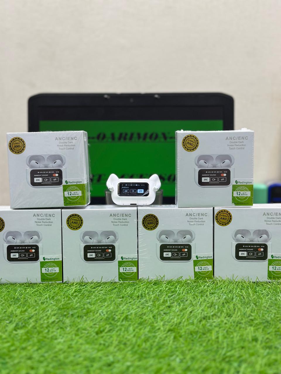 A9 Pro Earbuds Anc/enc Dauble Dark Tuch Screen Display Noise Reduction Wireless Earbuds For Android And Ios/airpods