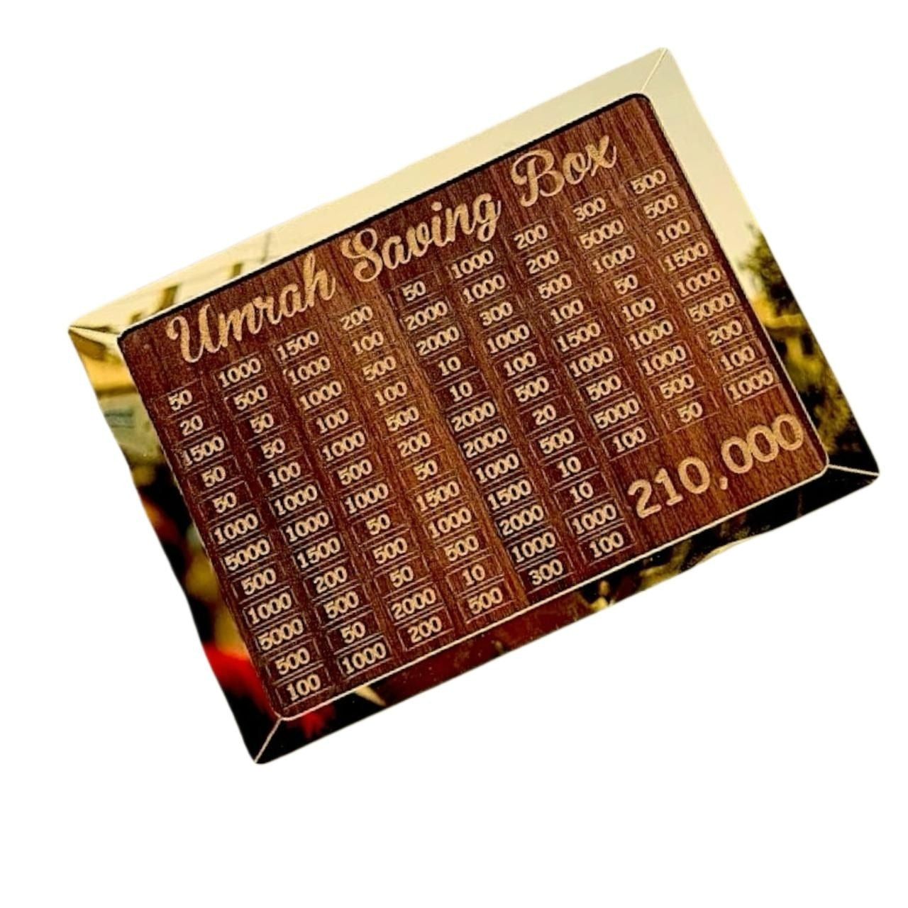 Umrah Saving Box - Save 210,000 for Umrah | Smart Money Saving Box