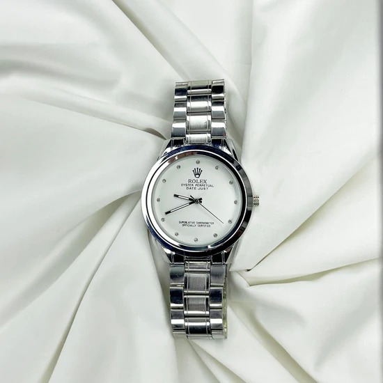 Rolex Men’s Formal Quartz Wrist Watch With Stainless Steel Chain | Best Quality Rolex Watch For Men’s – Men’s Watches – Wrist Watch For Men – With Random Box
