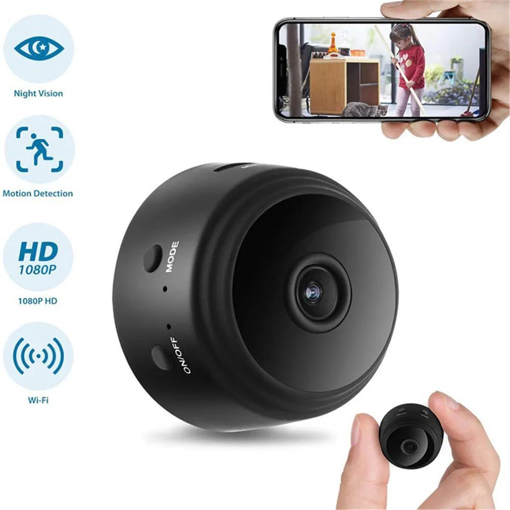 A9 WiFi Mini Camera HD 1080p Wireless Video Recorder Voice Recorder Security Monitoring Camera Smart Home For Infants And Pet