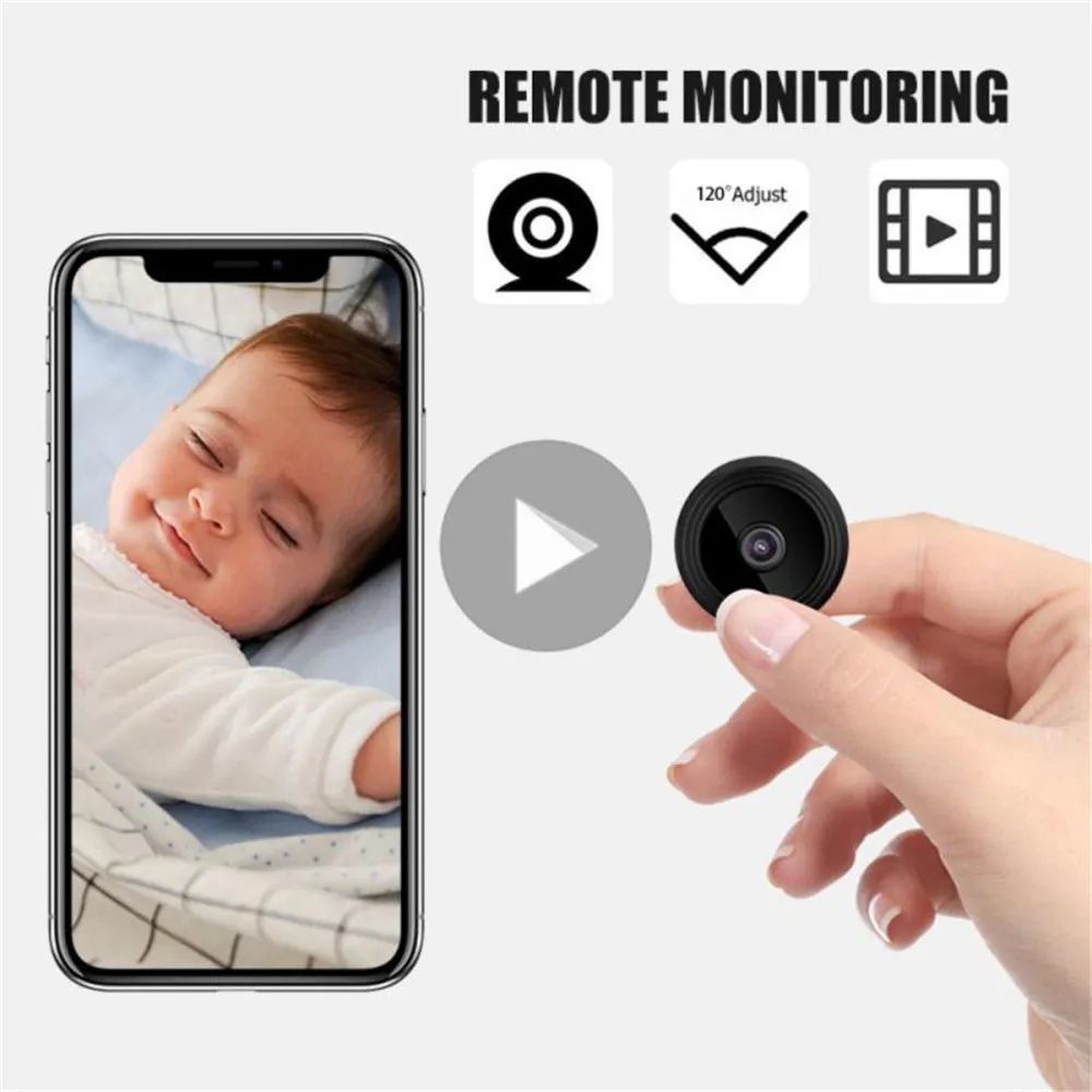 A9 WiFi Mini Camera HD 1080p Wireless Video Recorder Voice Recorder Security Monitoring Camera Smart Home For Infants And Pet